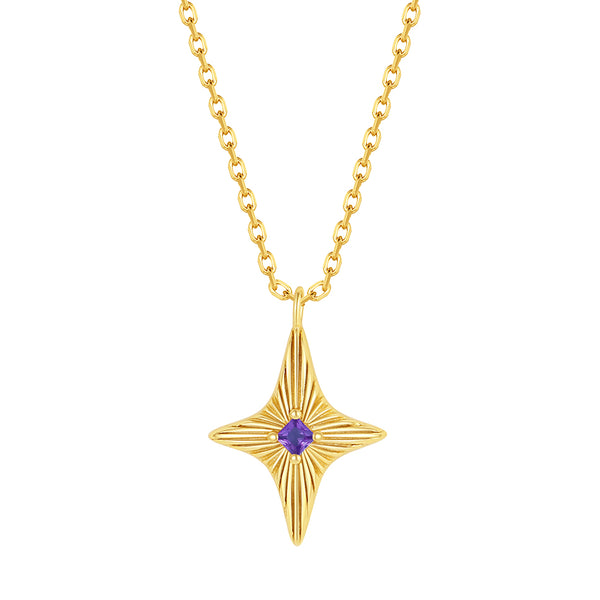 VFX0734 Birthstone Pendant Necklace