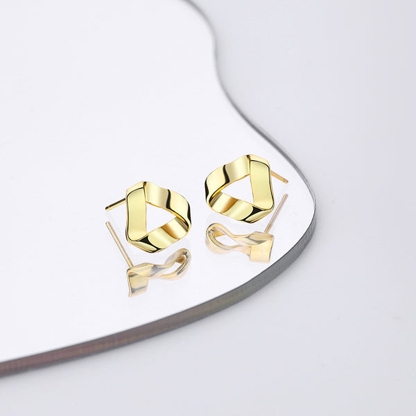 FE2625  Retro Triangle Stud Earring