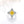 FJ1014 925 Sterling Silver Rhombus Yellow Ice Cut Zirconia Open Ring