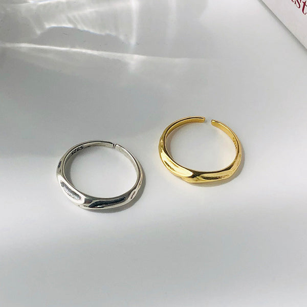 FJ1006 925 Sterling Silver Mobius Ring