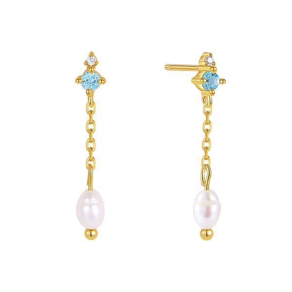VFE0545 & VFX0546 Natural Stone Pearl Chain Jewelry Set