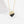 FX1045 925 Sterling Silver Black Onyx Cubic Zirconia Pendant Necklace