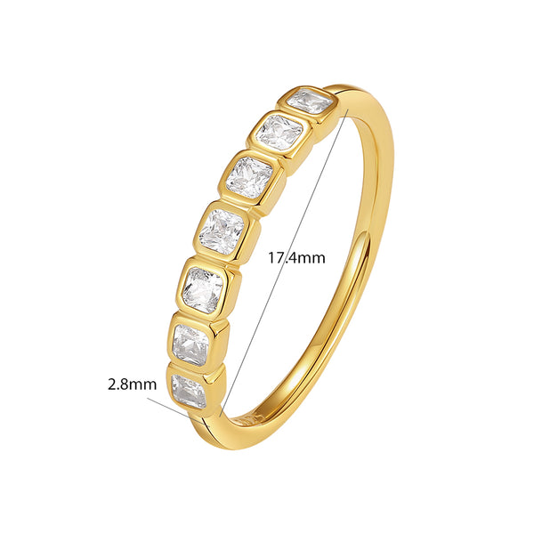 VFJ0468 Princess-Cut CZ Eternity Ring