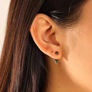 VFE0272 Colorful Opal Ear Jacket Earrings