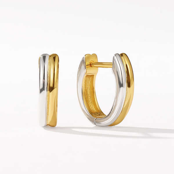 VFE0705 Two Tone Earrings