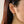 FE2309 925 Sterling Silver Cubic Zirconia Chain Hoop Earrings