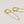 FE2219 925 Sterling Silver Trio CZ Hoop Chain Earrings
