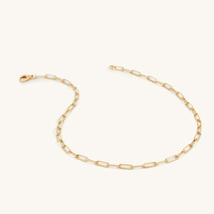 FA0014 925 Sterling Silver Bold Chain Anklet