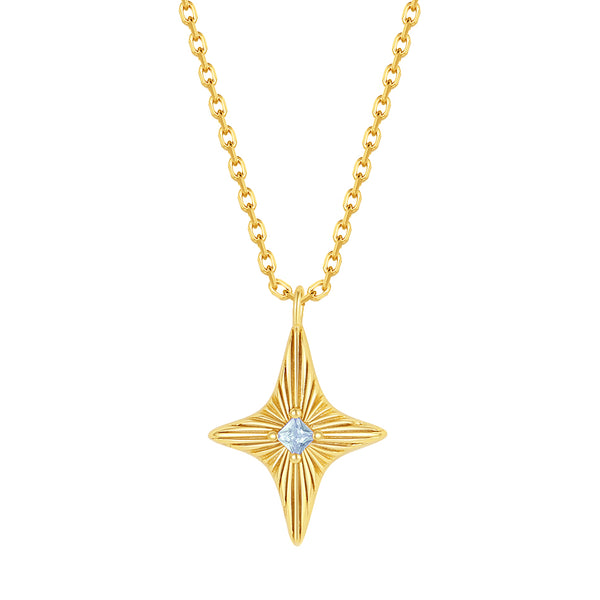 VFX0734 Birthstone Pendant Necklace