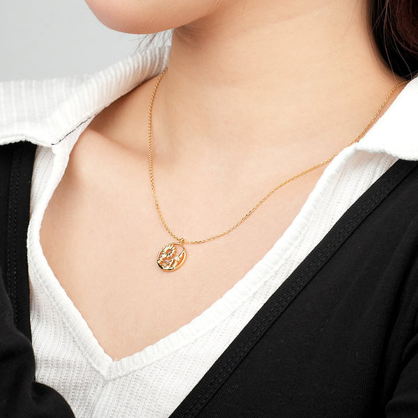 FX1094 - FX1100 925 Sterling Silver Famous City Building Logo Pendant Necklace