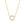 VFX0182 Marquise Opal Cubic Zirconia Circle Round Pendant Necklaces