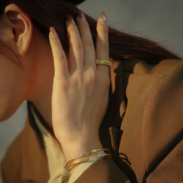 FJ1070 925 Sterling Silver Classic Zirconia Ring