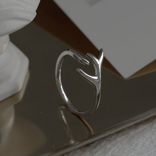 FJ0987 925 Sterling Silver Versatile Simple Ring