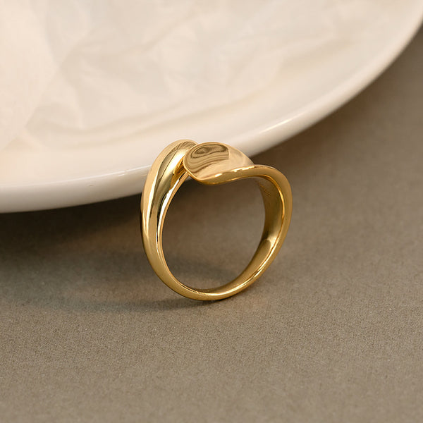 FJ0898 925 Sterling Silver Adjustable Basic Ring