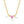 VFX0561 Pink Cubic Zirconia Pendant Necklace