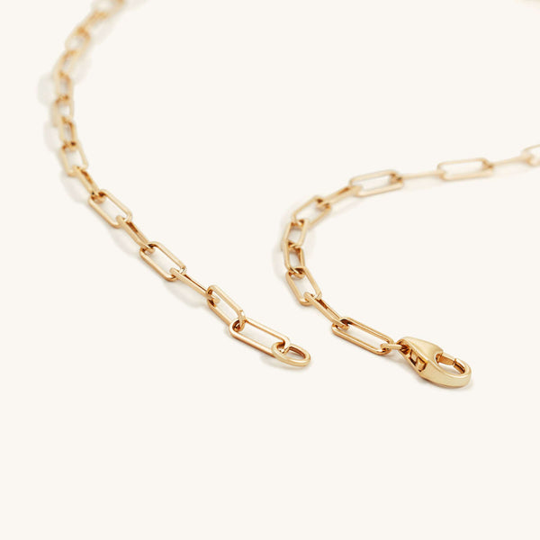 FA0014 925 Sterling Silver Bold Chain Anklet
