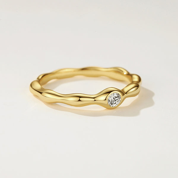 VFJ0006 Bezel Setting CZ Women Rings