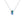 FX1136 925 Sterling Silver Gradient Star Clavicle Necklace