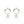 FE2697 925 Sterling Silver Baroque Pearl Stud Earrings