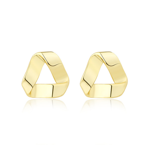 FE2625  Retro Triangle Stud Earring