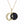 FX1159 925 Sterling Silver Moon and Star Universe Pendant Necklace