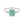 FJ1047 925 Sterling Silver Green Baguette Cubic Zirconia Ring