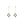 FE2606 925 Sterling Silver Zircon Tassel Clover Dangle Stud Earring