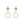 FE2699 925 Sterling Silver Baroque Irregular Freshwater Pearl Stud Earrings