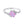 FJ1048 925 Sterling Silver Pink Cubic Zirconia Ring