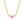 VFX0561 Pink Cubic Zirconia Pendant Necklace