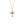 FX1004 925 Sterling Silver Rainbow Cubic Zirconia Cross Pendant Necklaces