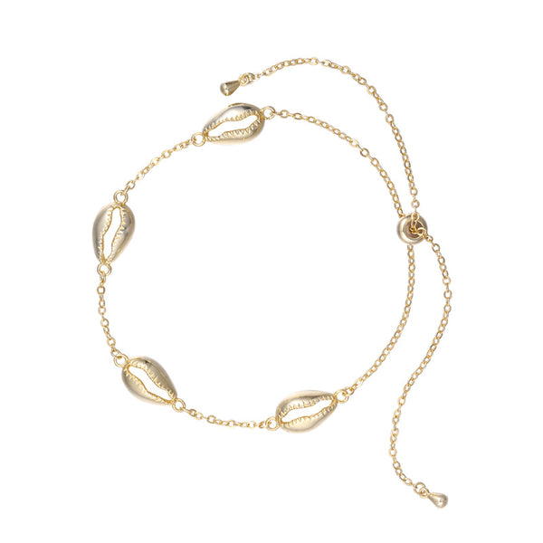 FS0354  925 Sterling Silver Openwork Conch Shell Bracelet