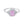 FJ1051 925 Sterling Silver Light Pink Square Ice Cut Zirconia Ring
