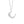 FX1250 925 Sterling Silver Moon Pendant Necklace