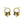 FE2641 925 Sterliang Silver Hollow Circle Zircon Dangle Stud Earring