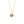 FX0998 925 Sterling Silver Rainbow Cubic Zirconia Coin Pendant Necklaces