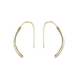 FE2700 925 Sterling Silver Simple Hoop Earrings