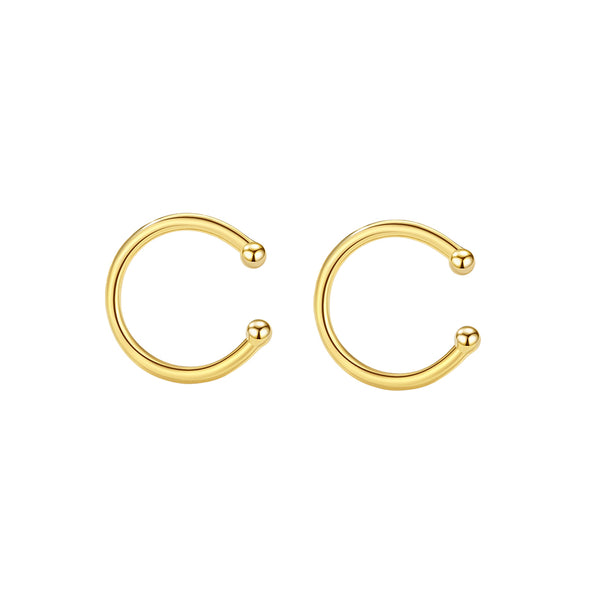 FE2333 925 Sterling Silver High Polish Eear Cuff