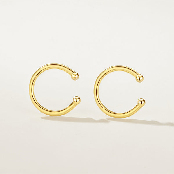 FE2333 925 Sterling Silver High Polish Eear Cuff