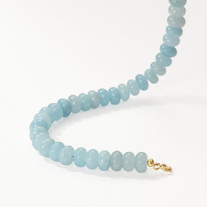 PB0147 925 Sterling Silver Blue Jade Charm Beaded Bracelet