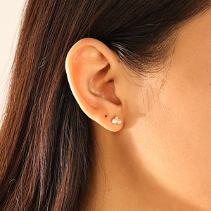 VFE0135 Trio Shell Pearl Mini Stud Earring