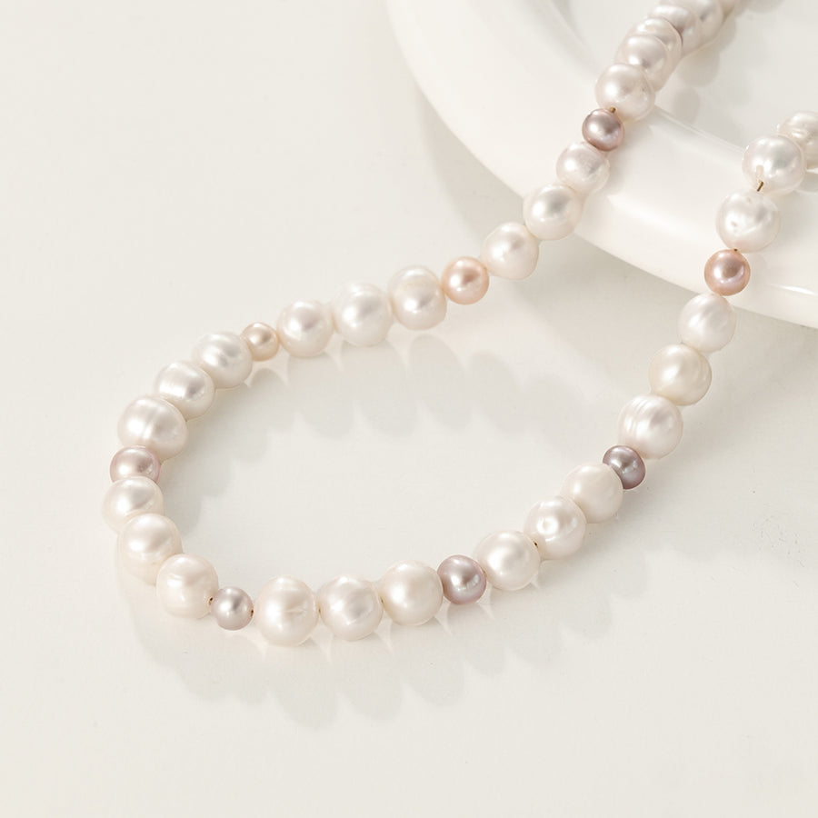 PN0097 925 Sterling Silver Freshwater Pearl Necklace