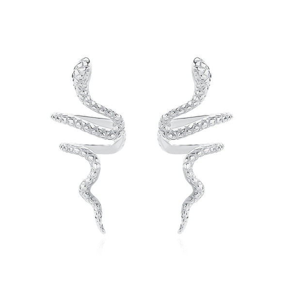 FE2565 925 Sterling Silver Dainty Boa Shape Ear Cuff