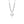 FX0963 925 Sterling Silver Plump Heart Pendant Bamboo Chain Clavicle Necklaces