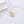 FX1113 925 Sterling Silver Cubic Zircon Irregular Starburst Pendant Necklace