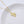 FX0986 925 Sterling Silver Irregular Crescent Pendant Nedcklaces