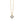 FX1243 925 Sterling Silver Rhombus Zirconia Stone Necklace