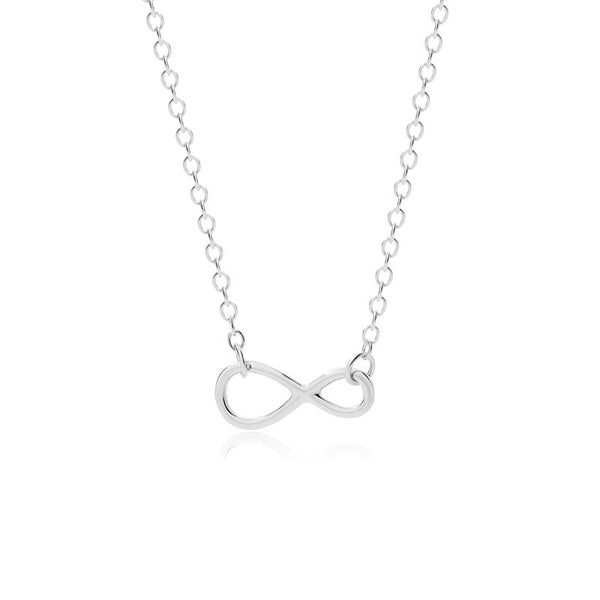 FX1067 925 Sterling Silver Infinity Necklace