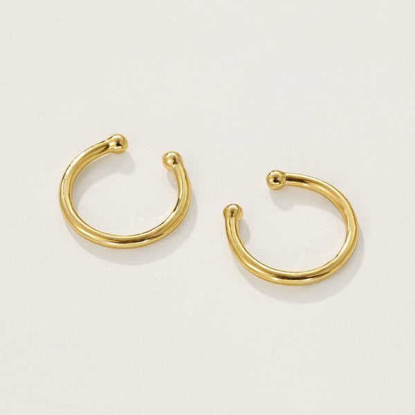 FE2333 925 Sterling Silver High Polish Eear Cuff