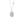 FX1026 925 Sterling Silver Antique Tulip Irregular Square Necklace